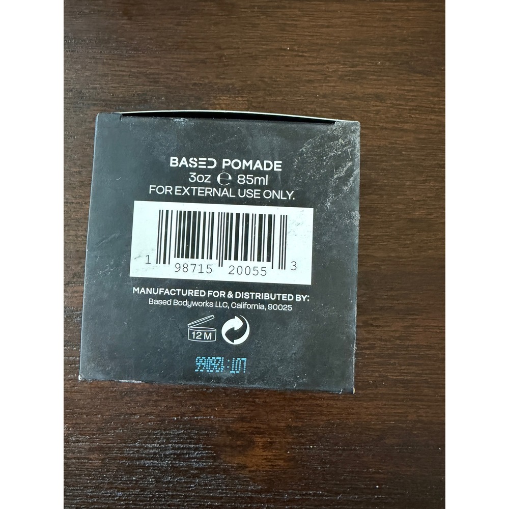 Based Bodyworks Pomade Medium Hold Medium Shine Santal 3oz Hair Clay Wax - Picture 7 of 7